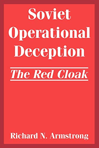 Soviet Operational Deception: The Red Cloak (Paperback or Softback)