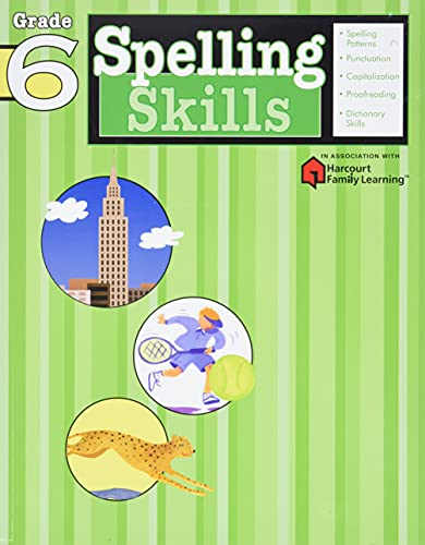Spelling Skills: Grade 6 (Flash Kids Harcourt Family Learning)