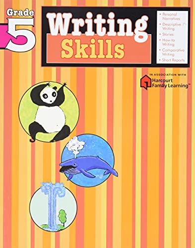 Writing Skills: Grade 5 (Flash Kids Harcourt Family Learning)