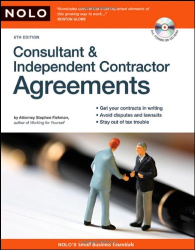 Consultant and Independent Contractor Agreements