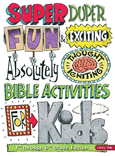 Super Duper Fun & Exciting Absolutely Thought Igniting Bible Activities for Kids - 1st6th Grade
Super Duper Fun & Exciting Absolutely Thought Igniting Bible Activities for Kids - 1st6th Grade