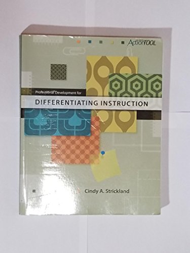 Professional Development for Differentiating Instruction: An ASCD Action Tool (ASCD ActionTool (Paperback))
Professional Development for Differentiating Instruction: An ASCD Action Tool (ASCD ActionTool (Paperback))