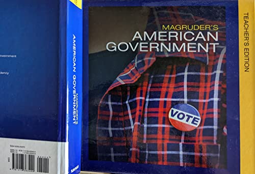 Magrudger's American Government, Teacher's Edition, c. 2022, 9781418363444, 1418363448
Magrudger's American Government, Teacher's Edition, c. 2022, 9781418363444, 1418363448