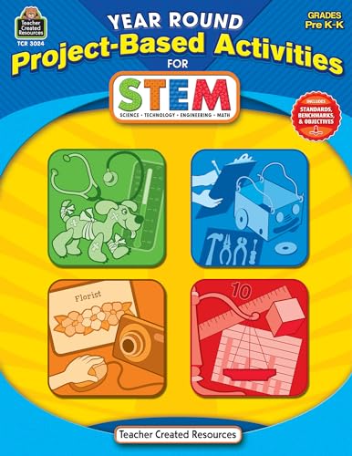 Teacher Created Resources PreK Project-based STEM Book Printed Book