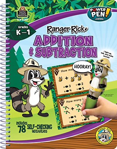 Ranger Rick Power Pen Learning Book: Addition Subtraction