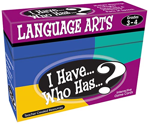 I Have. Who Has. Language Arts Games: Grades 3-4