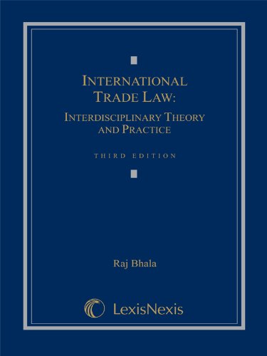 International Trade Law: Interdisciplinary Theory and Practice