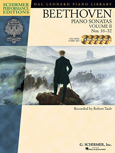 Beethoven - Piano Sonatas, Volume II - CDs Only (set of 5): Nos. 16-32 (Schirmer Performance Edit...