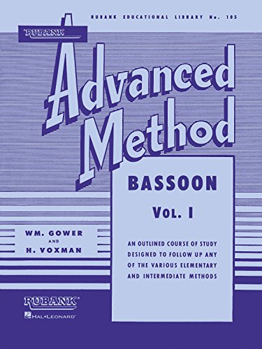 Rubank Advanced Method - Bassoon Vol. 1 (Rubank Educational Library, 105)
Rubank Advanced Method - Bassoon Vol. 1 (Rubank Educational Library, 105)