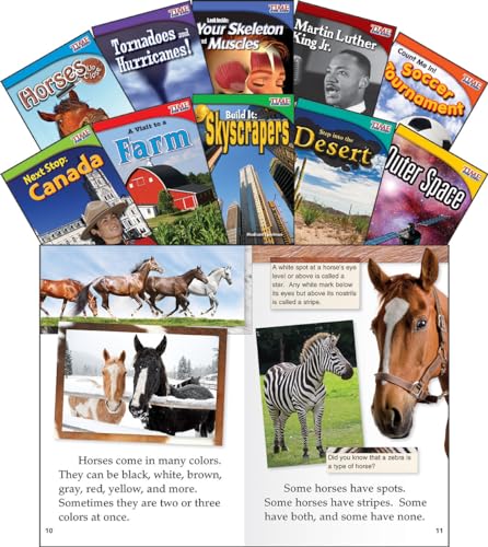 Teacher Created Materials - TIME for Kids Informational Text: Set 2 - 10 Book Set - Grade 2 - Guided Reading Level I - M
Teacher Created Materials - TIME for Kids Informational Text: Set 2 - 10 Book Set - Grade 2 - Guided Reading Level I - M