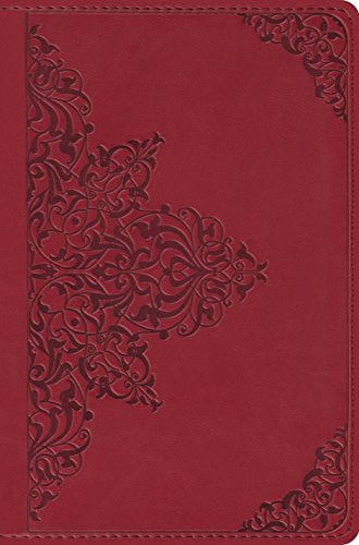 ESV Compact Bible (TruTone, Cranberry, Filigree Design)