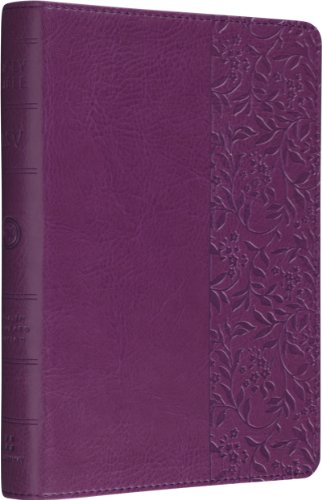 ESV Personal Size Reference Bible (TruTone, Plum, Wildflower Design)