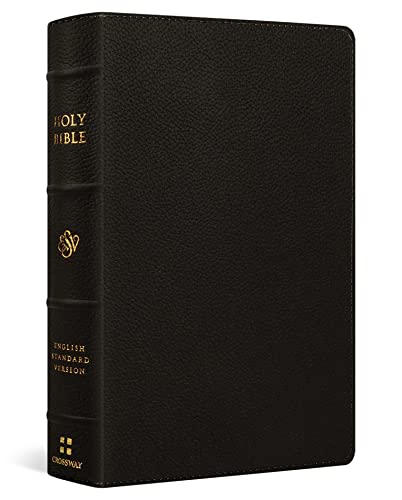 ESV, Large Print Personal Size Bible (Buffalo Leather, Deep Brown)