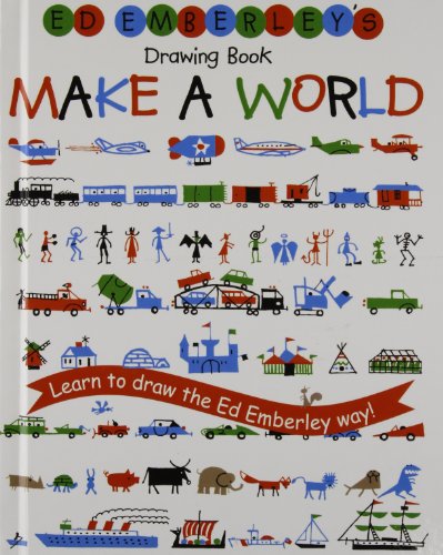 Ed Emberley's Drawing Book: Make a World Library Binding