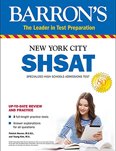 SHSAT: New York City Specialized High Schools Admissions Test (Barron's Test Prep)
SHSAT: New York City Specialized High Schools Admissions Test (Barron's Test Prep)