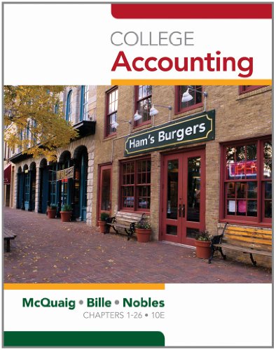 College Accounting, Chapters 1-12 (Available Titles CengageNOW)