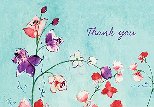 Fuchsia Blooms Thank You Notes (Stationery, Note Cards, Boxed Cards)