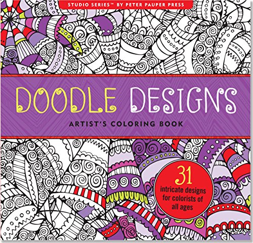 Doodle Designs Adult Coloring Book (31 stress-relieving designs) (Studio)