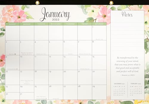 2022 Faith Desk Calendar, 17''x11'' (12-Month Desk/Wall Calendar with bonus stickers!) (Desk Calendar Pad)
2022 Faith Desk Calendar, 17''x11'' (12-Month Desk/Wall Calendar with bonus stickers!) (Desk Calendar Pad)
