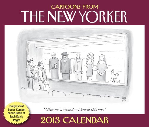 Cartoons from the New Yorker. 2013 Desk Calendar in Plastic Stand.