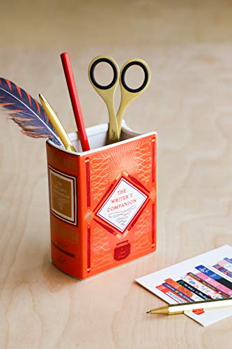 Bibliophile Ceramic Vase: The Writer's Companion:
