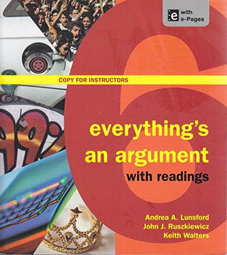Everything's an Argument with Readings