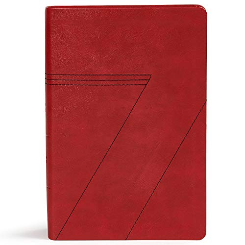CSB Seven Arrows Bible, Crimson LeatherTouch: The How-to-Study Bible for Students