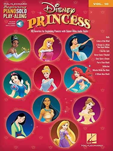 Disney Princess Beginning Piano Solo Play-Along Volume 10 - Book/Online Audio (Beginning Piano Solo Play-along, 10)
Disney Princess Beginning Piano Solo Play-Along Volume 10 - Book/Online Audio (Beginning Piano Solo Play-along, 10)