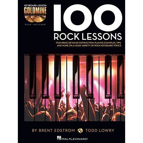 100 Rock Lessons: Keyboard Lesson Goldmine Series Book/2-CD Pack
