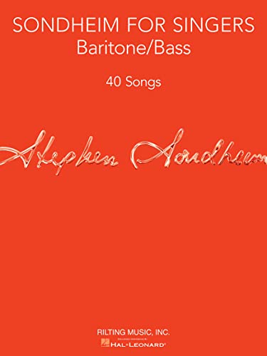 Sondheim for Singers: Baritone/Bass (40 Songs)