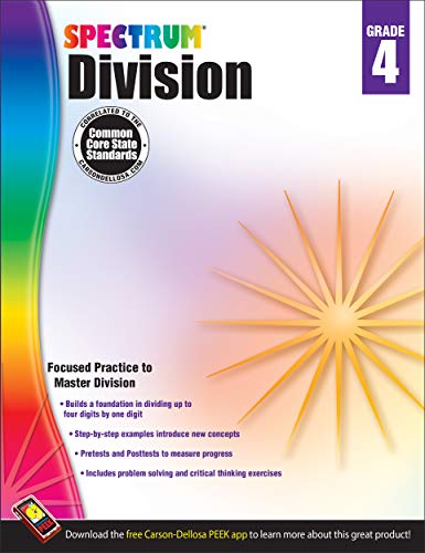 Spectrum - Division Workbook, Grade 4
