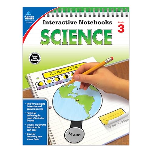Carson Dellosa | Science Interactive Notebook | 3rd Grade, 96pgs (Interactive Notebooks)
Carson Dellosa | Science Interactive Notebook | 3rd Grade, 96pgs (Interactive Notebooks)