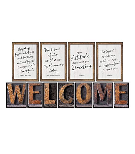 Schoolgirl Style - Industrial Chic | Welcome Bulletin Board, Classroom Décor, 11 Pieces
Schoolgirl Style - Industrial Chic | Welcome Bulletin Board, Classroom Décor, 11 Pieces