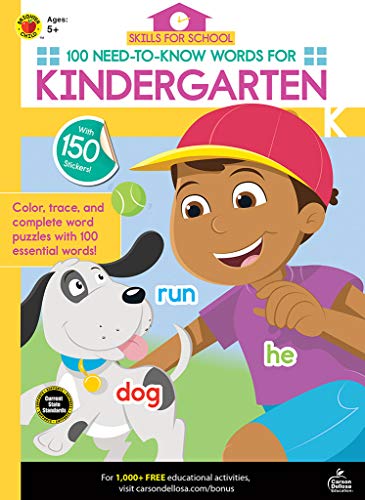 Skills for School 100 Need-to-Know Words for Kindergarten