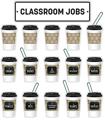 Schoolgirl Style - Industrial Café | Classroom Job Assignment Mini Bulletin Board, Classroom Décor, 52 Pieces
Schoolgirl Style - Industrial Café | Classroom Job Assignment Mini Bulletin Board, Classroom Décor, 52 Pieces