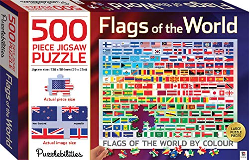 Flags of the World: 500 Piece Jigsaw Puzzle (Puzzlebilities)