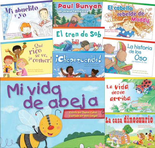 Teacher Created Materials - Classroom Library Collections: Literary Text Readers (Spanish) Set 3 - 10 Book Set - Grade 1 - Guided Reading Level A - I
Teacher Created Materials - Classroom Library Collections: Literary Text Readers (Spanish) Set 3 - 10 Book Set - Grade 1 - Guided Reading Level A - I