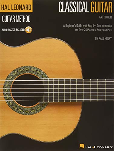 Hal Leonard Classical Guitar Method (Tab Edition) : A Beginner's Guide with Step-By-Step Instruction and over 25 Pieces to Study and Play
Hal Leonard Classical Guitar Method (Tab Edition) : A Beginner's Guide with Step-By-Step Instruction and over 25 Pieces to Study and Play
