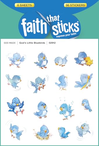 God's Little Bluebirds (Faith That Sticks Stickers)