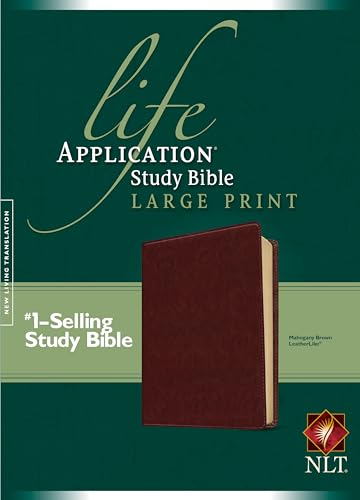 NLT Life Application Study Bible, Second Edition, Large Print (Red Letter, LeatherLike, Brown)
NLT Life Application Study Bible, Second Edition, Large Print (Red Letter, LeatherLike, Brown)