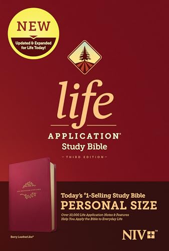NIV Life Application Study Bible, Third Edition, Personal Size (LeatherLike, Berry)
NIV Life Application Study Bible, Third Edition, Personal Size (LeatherLike, Berry)