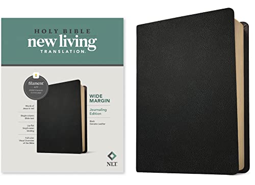 Holy Bible : New Living Translation, Black, Genuine Leather, Wide Margin Bible, Filament Enabled Edition, Red Letter
Holy Bible : New Living Translation, Black, Genuine Leather, Wide Margin Bible, Filament Enabled Edition, Red Letter