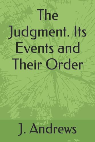 Judgment. Its Events and Their Order
