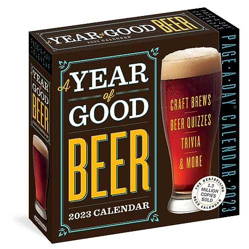 A Year of Good Beer Page-A-Day Calendar 2023: Craft Beers, Beer Quizzes, Trivia & More
A Year of Good Beer Page-A-Day Calendar 2023: Craft Beers, Beer Quizzes, Trivia & More