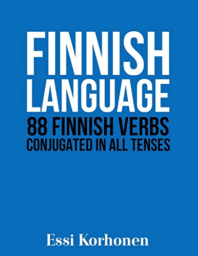 Finnish Language : 88 Finnish Verbs Conjugated in All Tenses