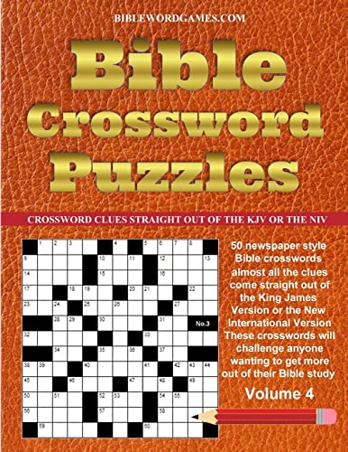 Bible Crossword Puzzles Volume 4: 50 Newspaper style Bible crosswords with almost all the clues straight from the Bible
Bible Crossword Puzzles Volume 4: 50 Newspaper style Bible crosswords with almost all the clues straight from the Bible