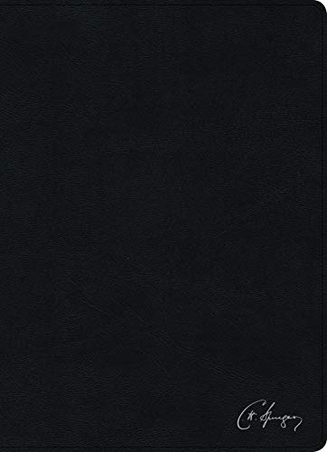 RVR 1960 Biblia de estudio Spurgeon, negro piel genuina (Spanish Edition)