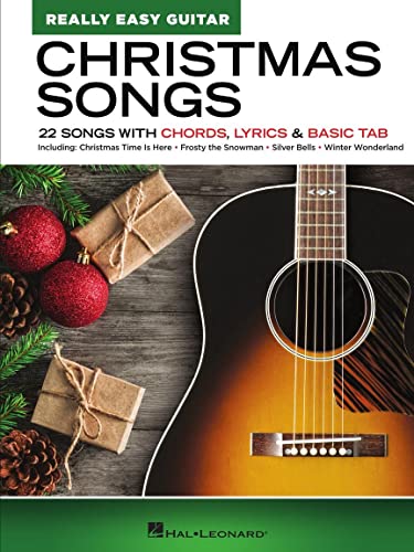 Christmas Songs - Really Easy Guitar Series: 22 Songs with Chords, Lyrics & Basic Tab