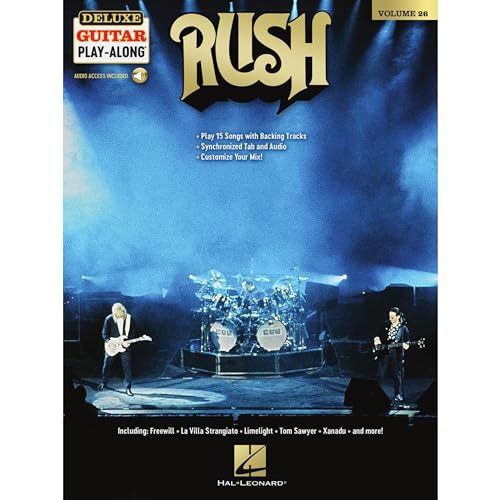 Rush - Deluxe Guitar Play-Along Volume 26: Play 15 Songs with Backing Tracks
Rush - Deluxe Guitar Play-Along Volume 26: Play 15 Songs with Backing Tracks