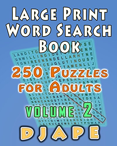 Large Print Word Search Book: 250 Puzzles for Adults (Volume 2) Paperback